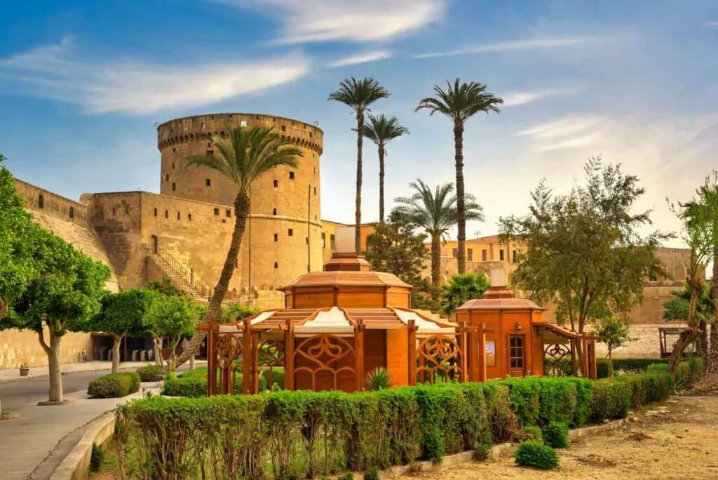 The beautiful and ancient Cairo Citadel, Egypt