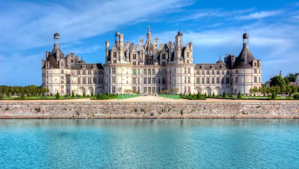 Renaissance style Château de Chambord is one of the spectacular castles in France that's worth visiting