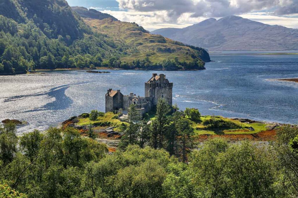 The iconic Eilean Donan Castle in Scotland