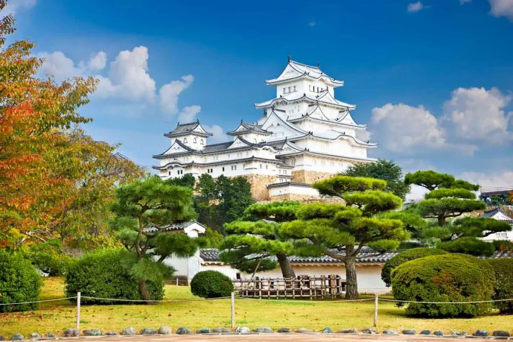 The lovely Himeji Castle in Japan