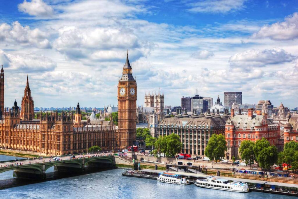 The great Big Ben in London, UK