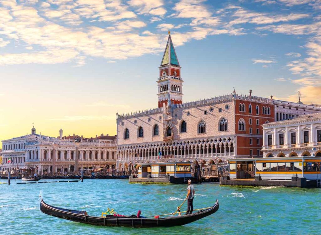 Picturesque Doge’s Palace in Italy