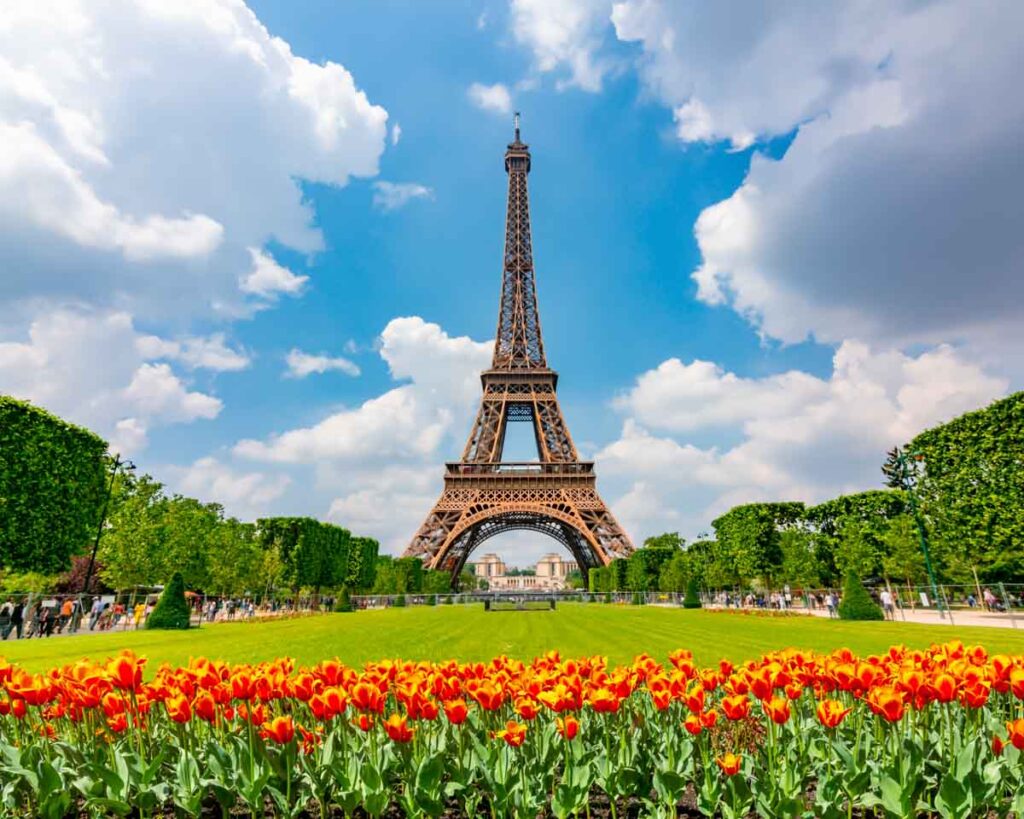 The iconic Eiffel Tower surely tops the list of famous French landmarks