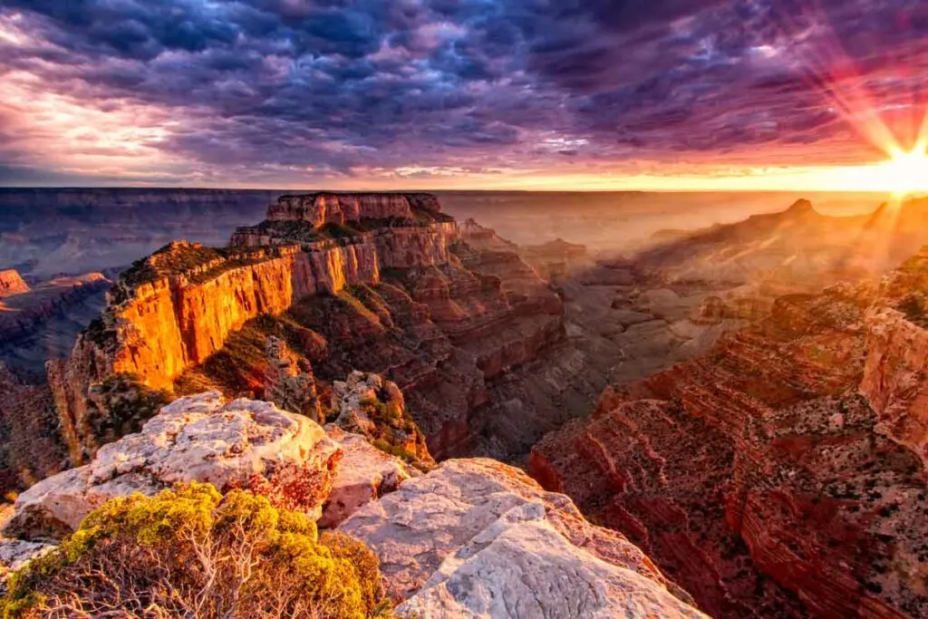 Amazing scenery at Grand Canyon North Rim