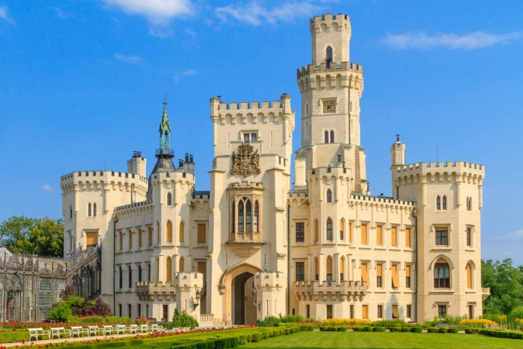 Hluboka nad Vltavou Castle in Czech Republic