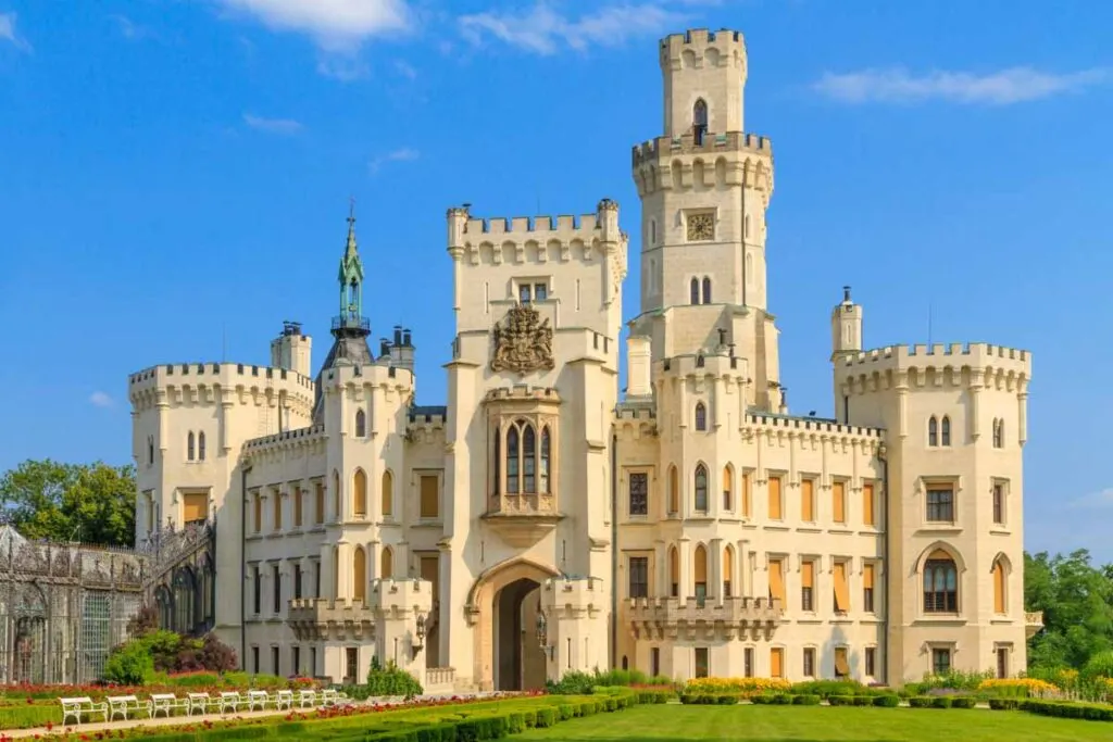 Hluboka nad Vltavou Castle in Czech Republic