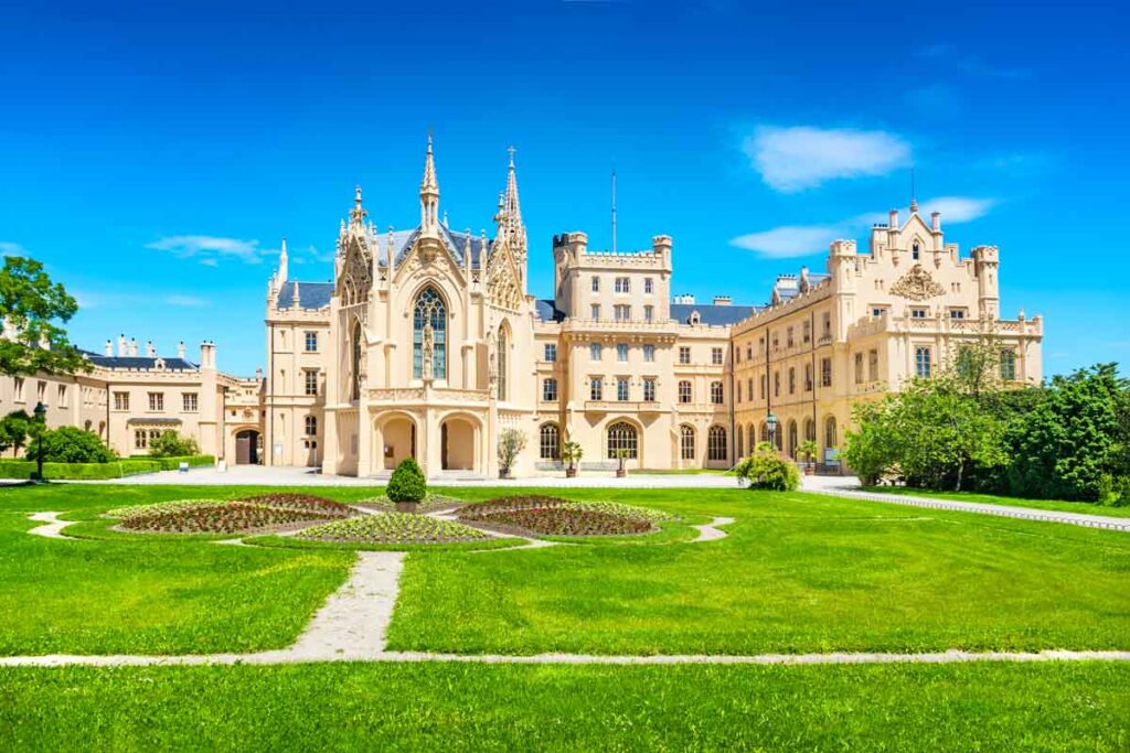 Lednice Castle in Czech Republic