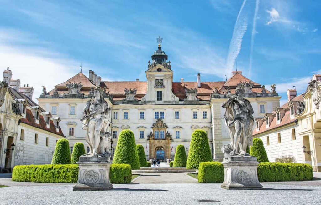 Valtice Castle in Czech Republic