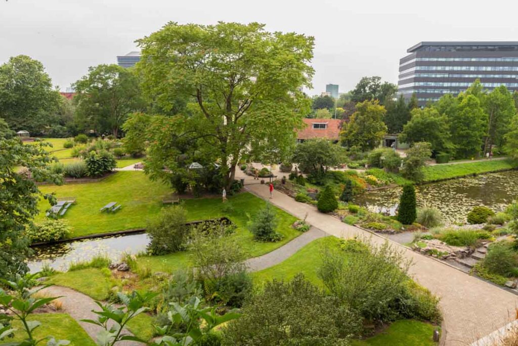 Botanical garden, Fort Hoofddijk, in Utrecht