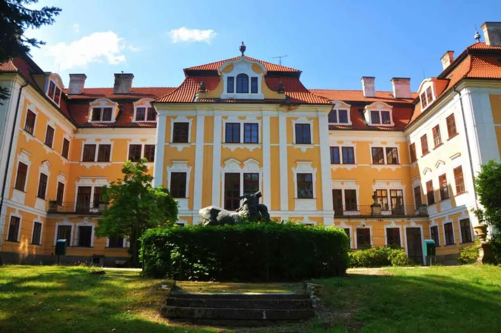 Chlum u Trebone castle in the Czech Republic