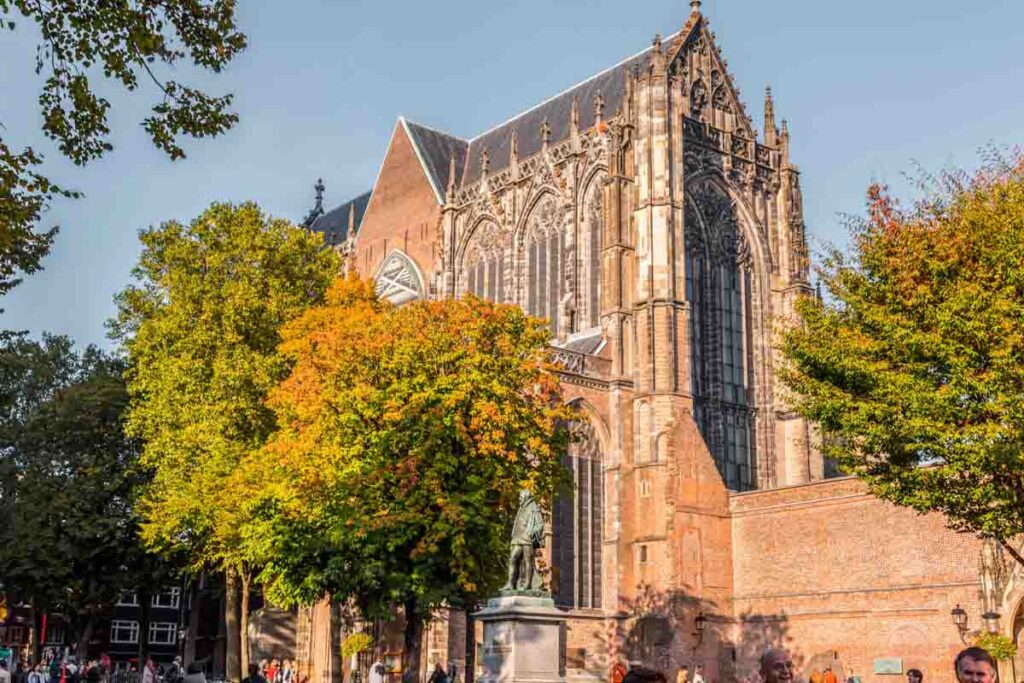 St. Martin's Cathedral, Domkerk, is a Gothic church dedicated to Saint Martin of Tours, which was the cathedral of the Diocese of Utrecht during the Middle Ages.