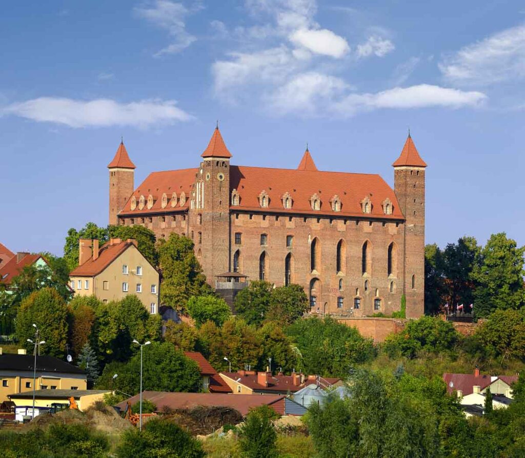 Gniew Castle is one of the incredibly imposing castles in Poland