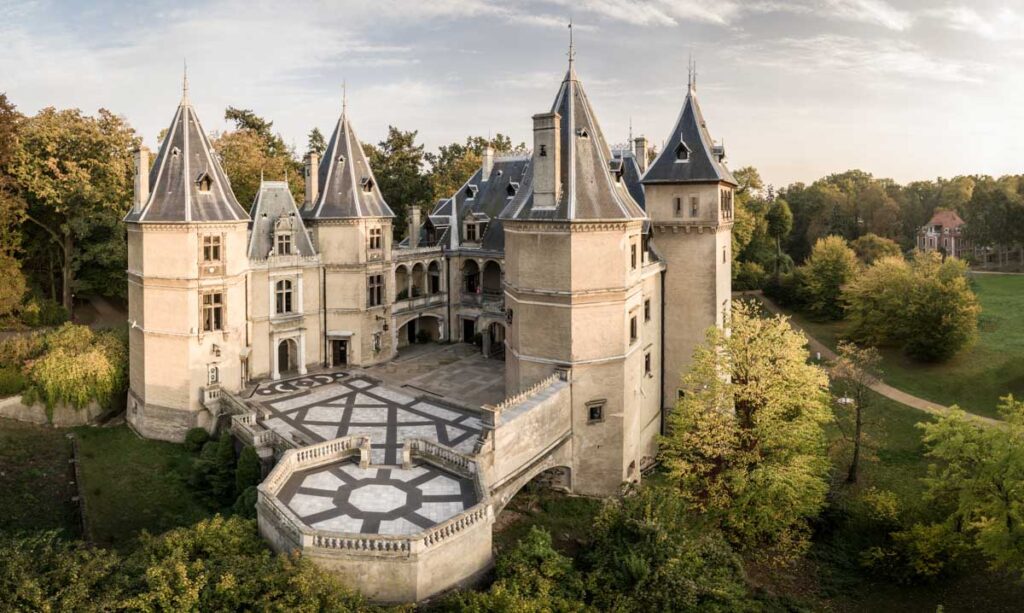 Goluchow Castle is one of the incredible castles in Poland surrounded by a magnificent landscape