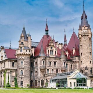 Moszna Castle is one of the most beautiful fairy tale-looking castle in Poland
