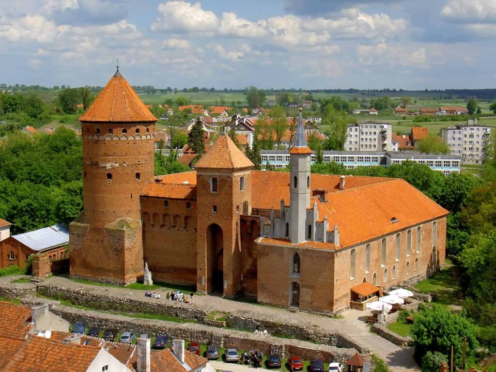 Nowy Wisnicz Castle is one of the excellent castles in Poland surrounded by a scenic town