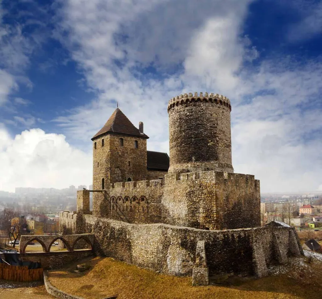 The historical Bedzin Castle in Poland