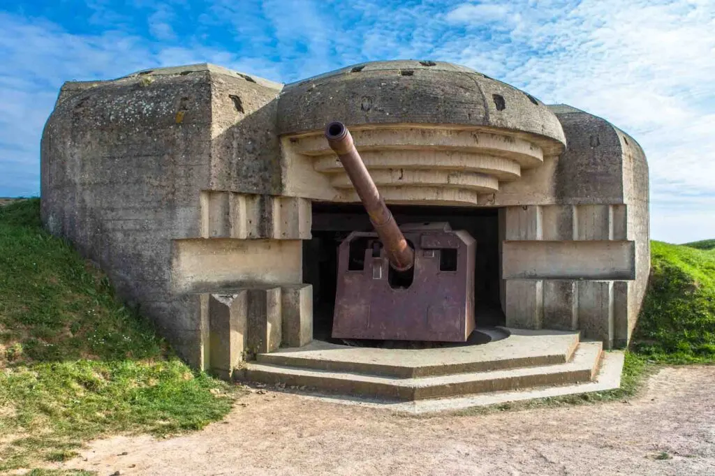 Omaha Beach in Normandy, France