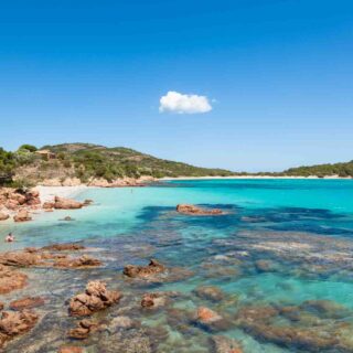 Rondinara beach in France