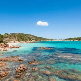 Rondinara beach in France