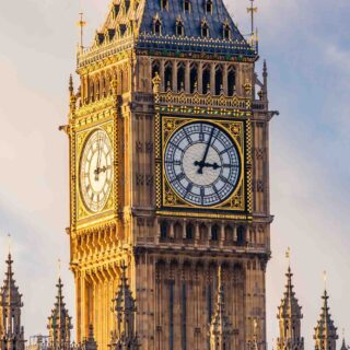 Big Ben clock, a landmark of London