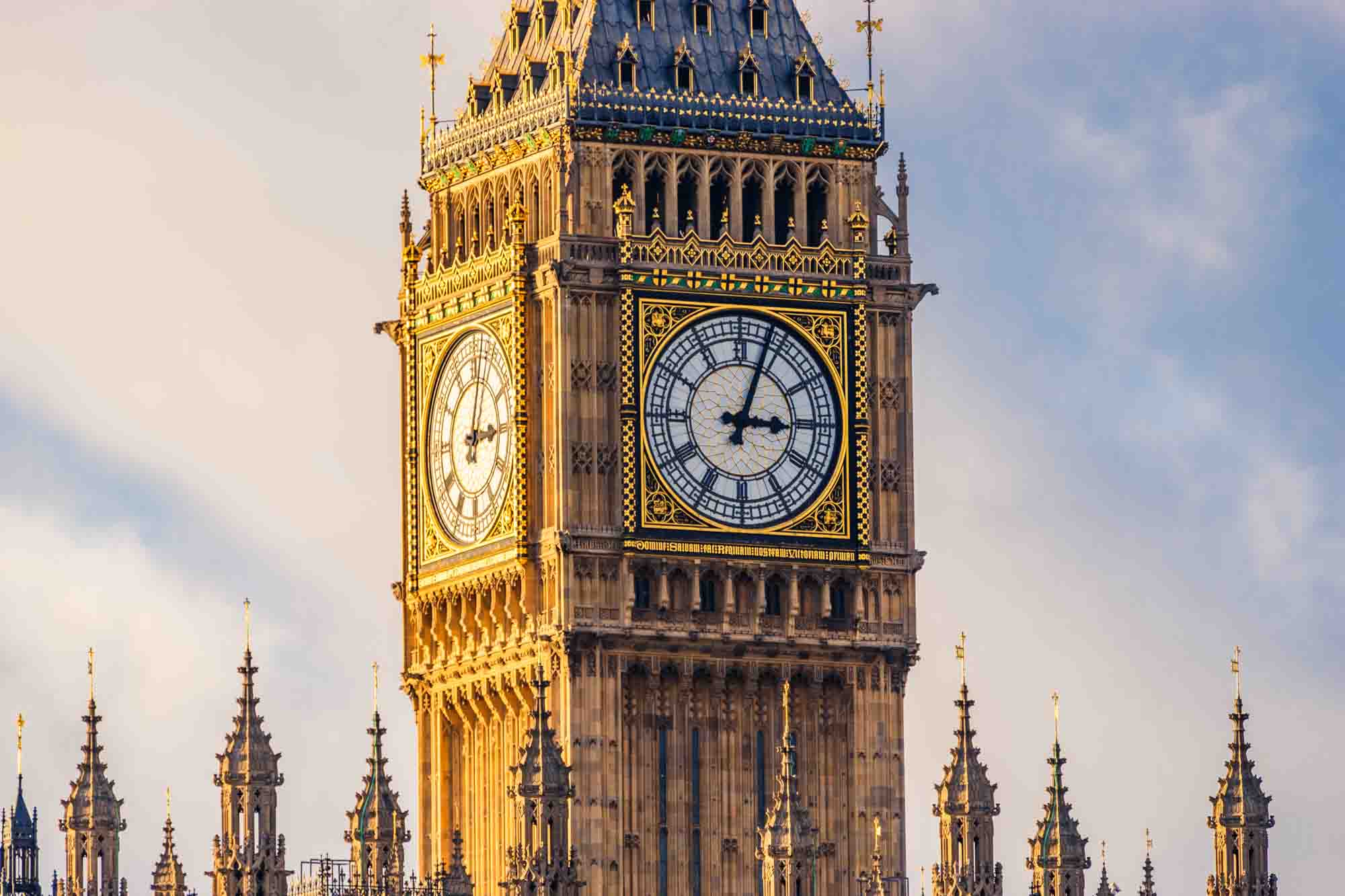 Big Ben clock, a landmark of London