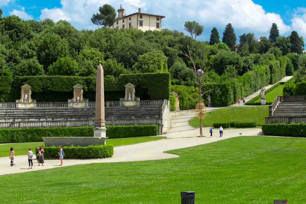 Boboli gardens in Florence, Italy