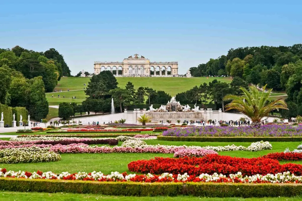 Gloriette in the Schonbrunn garden, Austria