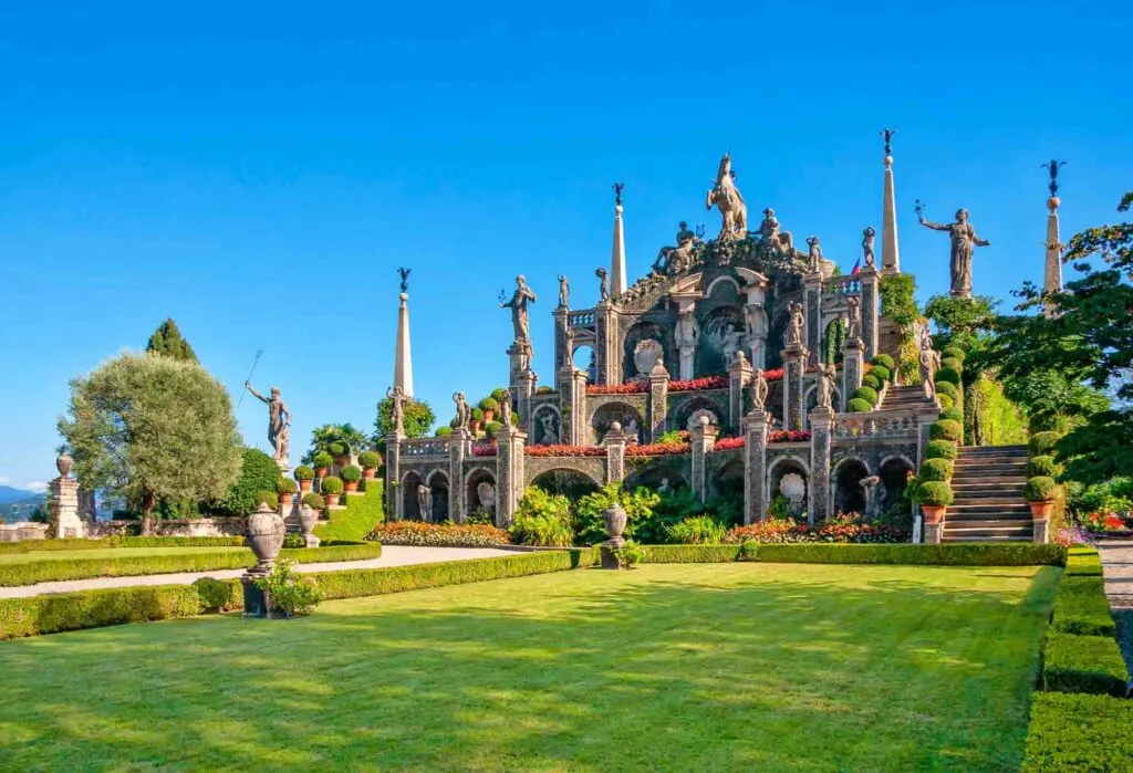 Isola Bella Island has one of the prettiest European gardens