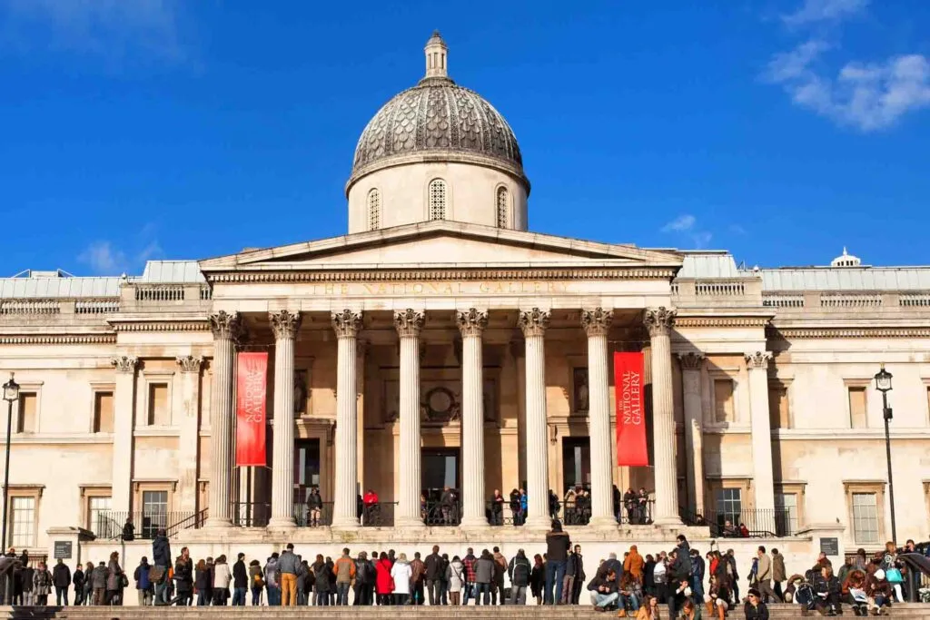 National gallery and Trafalgar Square