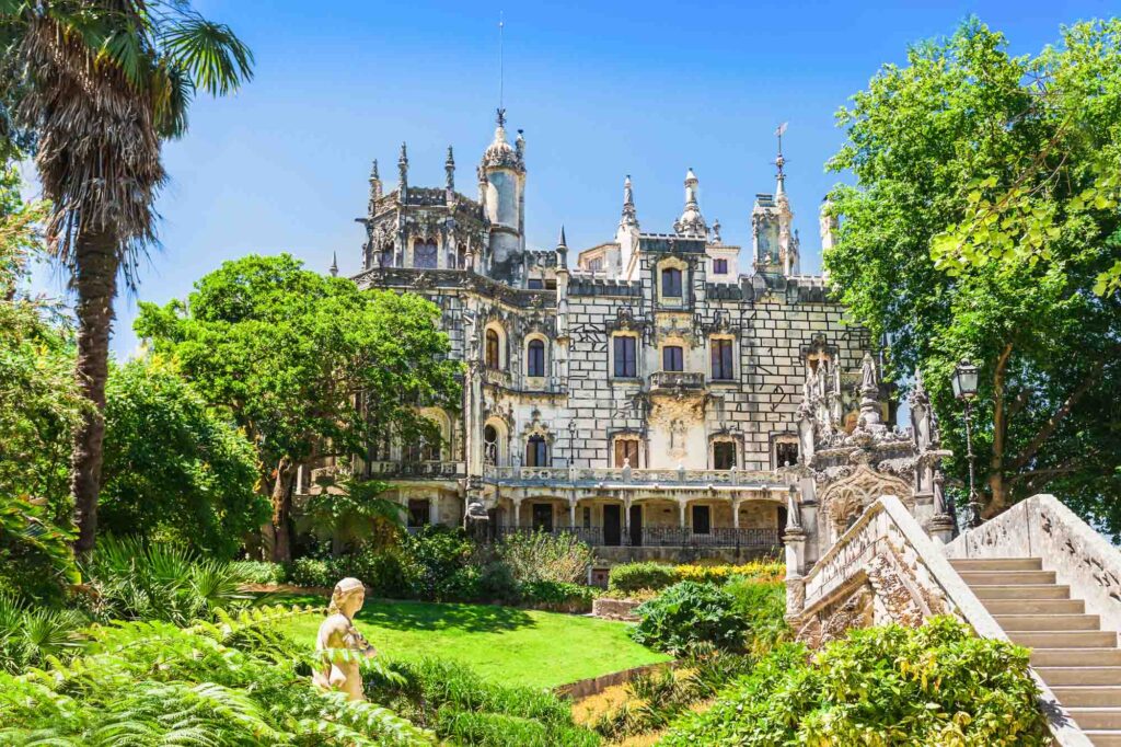 The Regaleira Palace in Sintra, Portugal