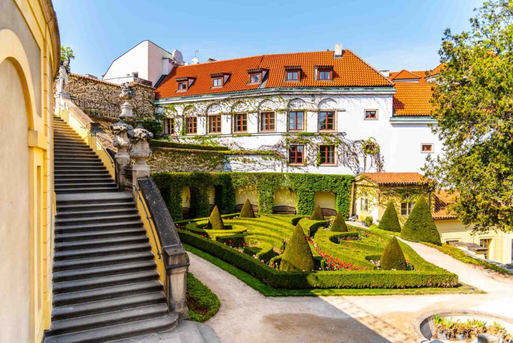 Vrtbovska garden in Prague, Czech Republic