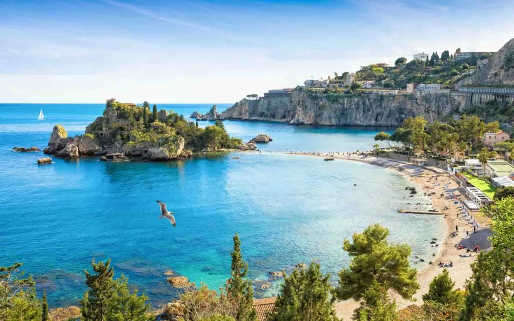 Isola Bella Beach, Sicily, Italy