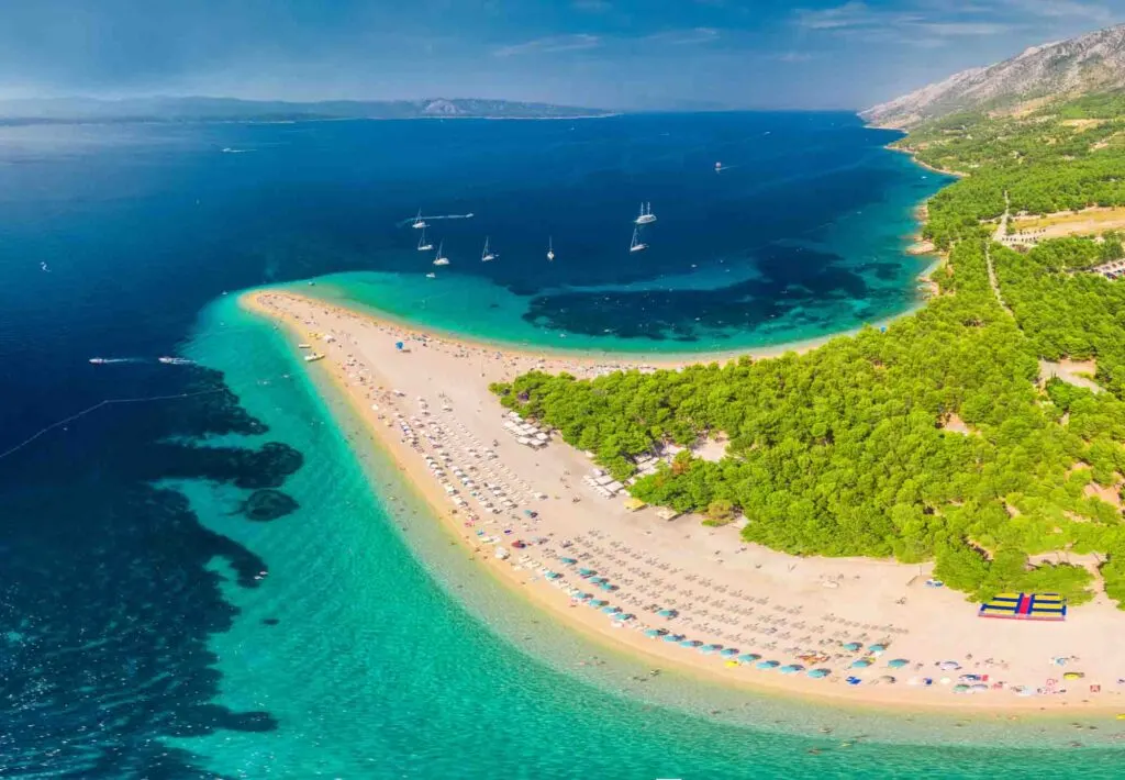 Zlatni rat beach, Croatia, Europe