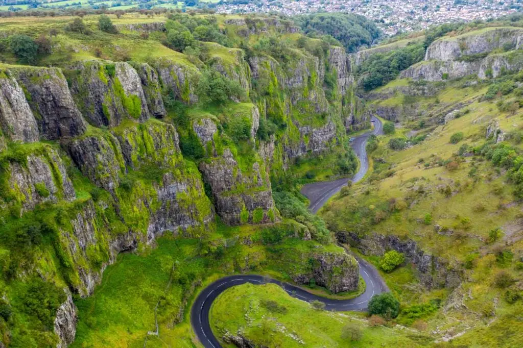 Cheddar Gorge, Mendip Hills, England