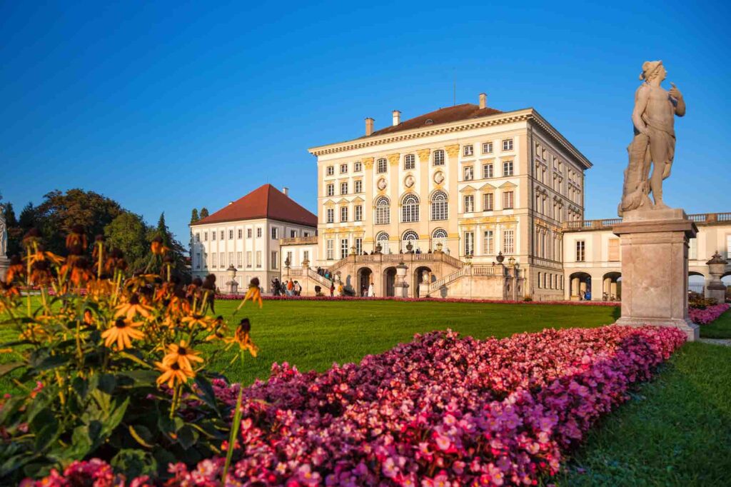 Nymphenburg castle in Munich, Germany