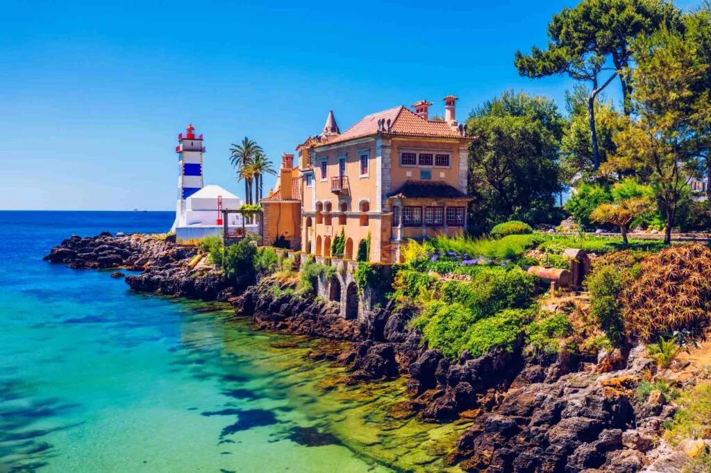 Santa Marta lighthouse and Municipal museum, Cascais, Lisbon, Portugal