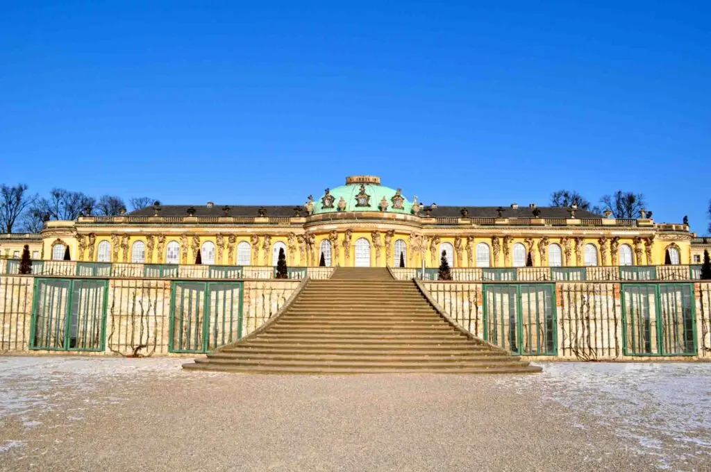 Schloss Sanssouci palace in Potsdam, Germany