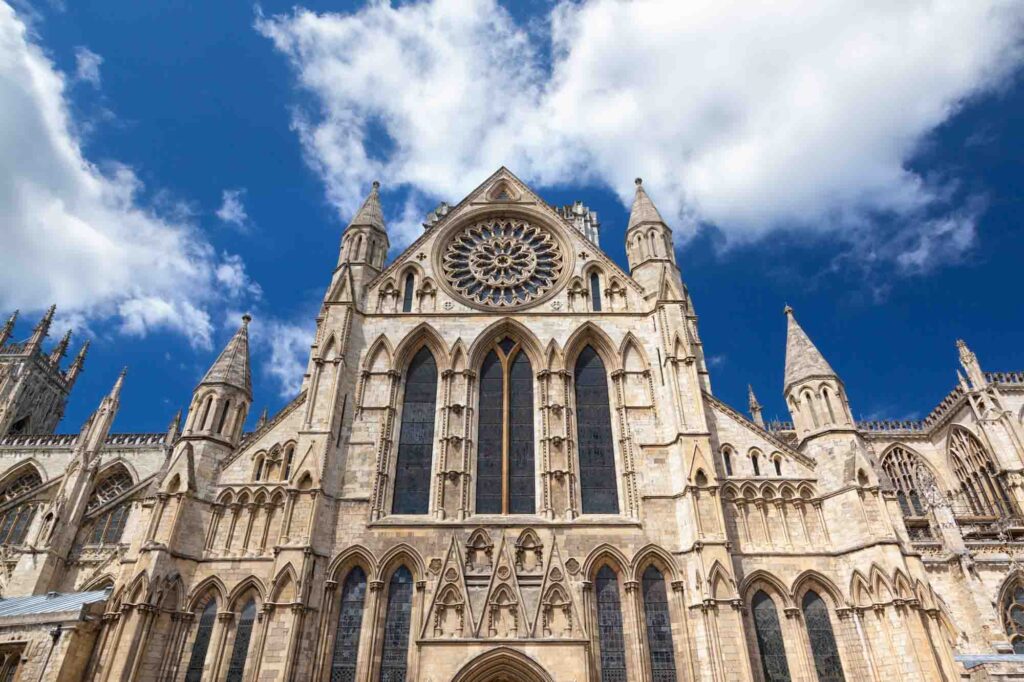 York Minster building in North Yorkshire, England