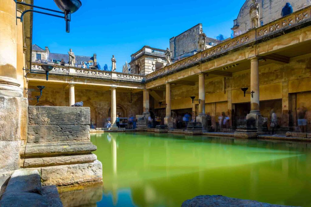 Roman bath in Bath, England