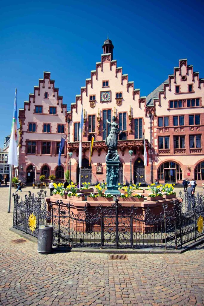 Romer Frankfurt in center of the old city, Germany