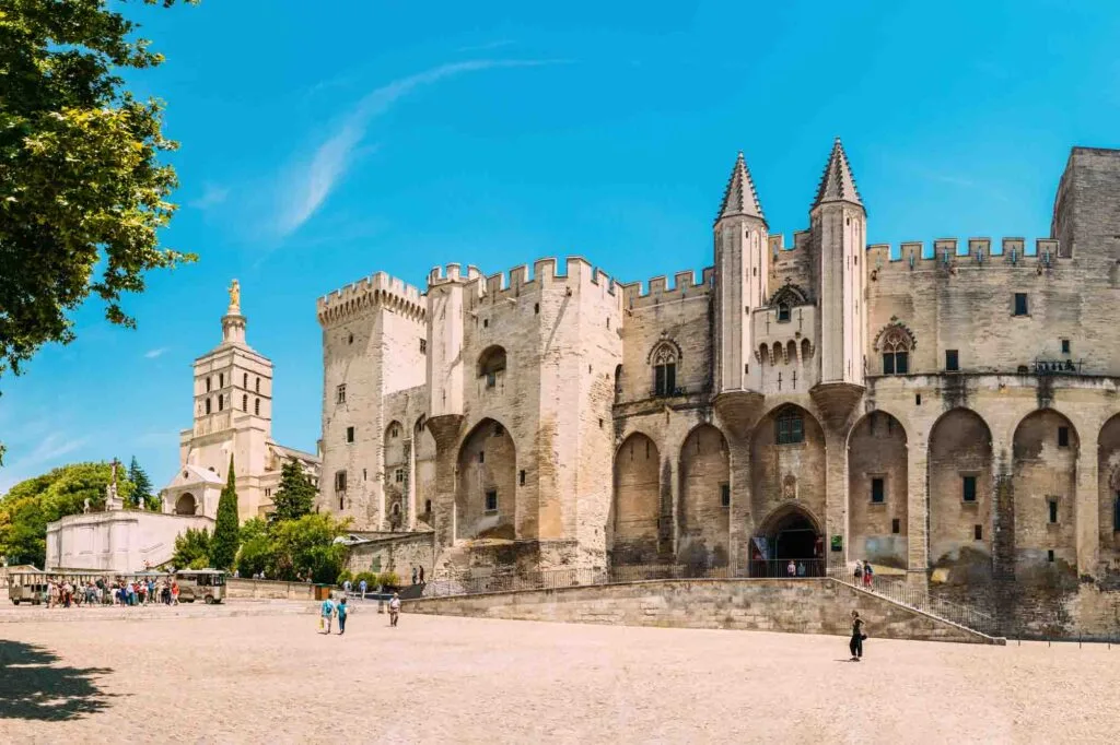 Ancient Popes Palace, Saint-Benezet, Avignon, Provence, France