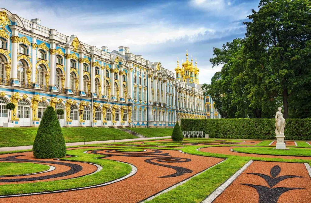 Catherine Palace in Tsarskoye Selo (Pushkin), St. Petersburg, Russia