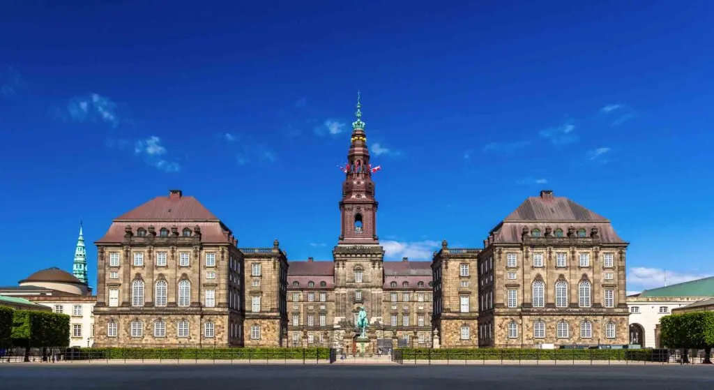 Christiansborg Palace in Copenhagen, Denmark