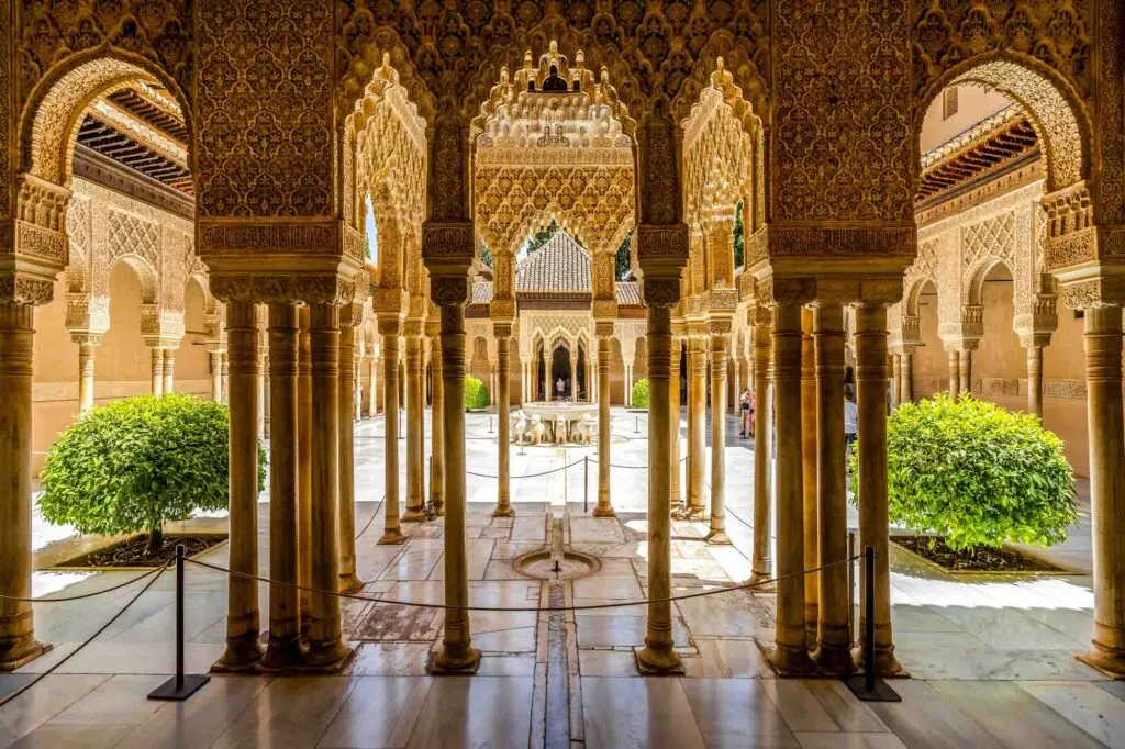 Palace of Alhambra in Granada, Spain