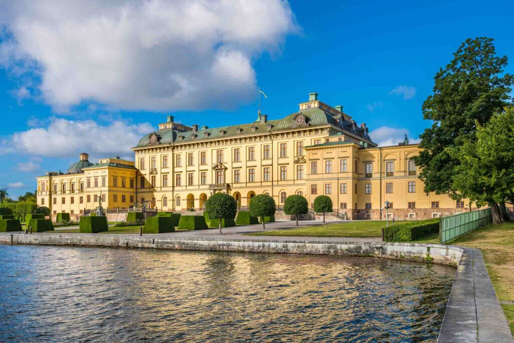 Drottningholm palace in Stockholm, Sweden