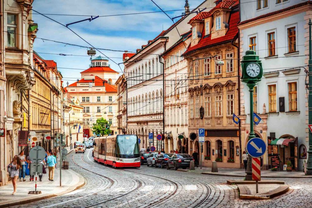 Prague street, Czech Republic