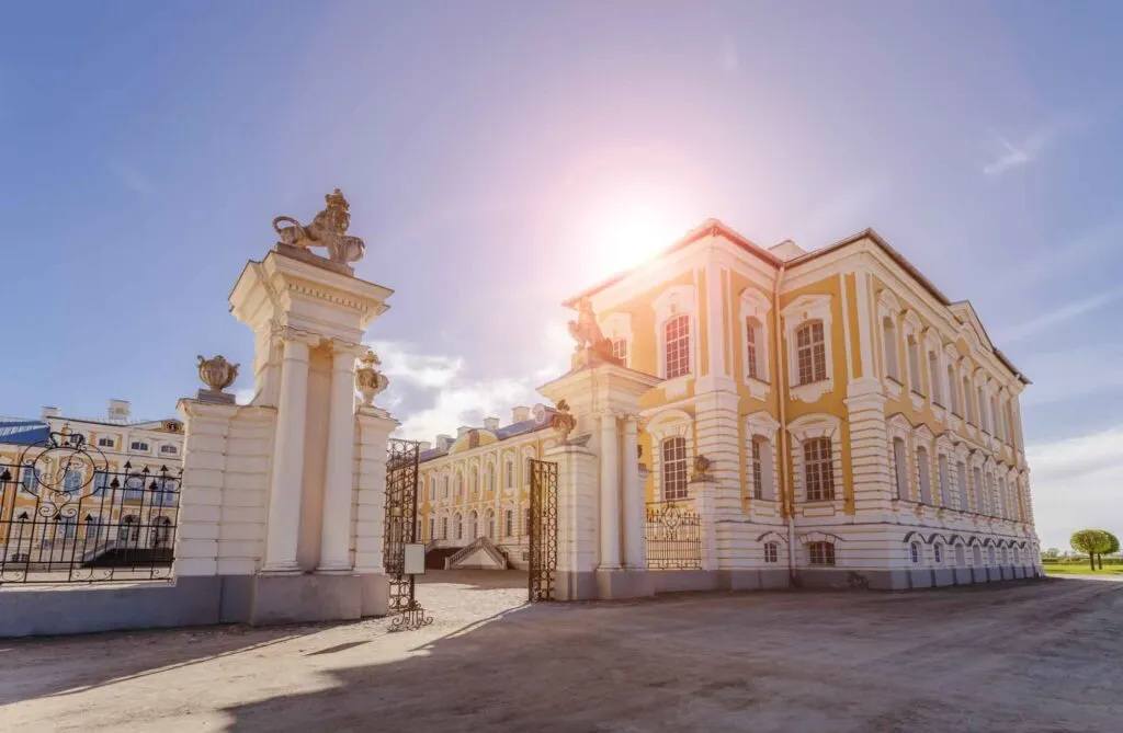 Rundale Palace in Latvia