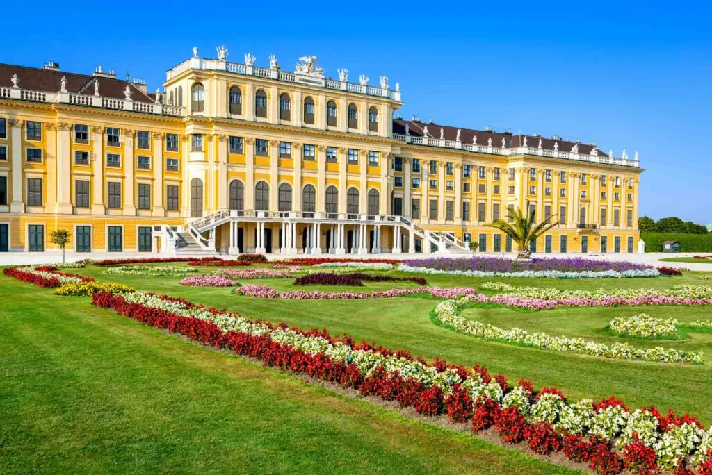 Schonbrunn Palace in Vienna