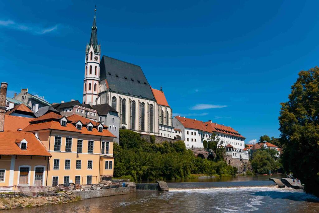 St. Vitus Church in Český Krumlov, Czech Republic