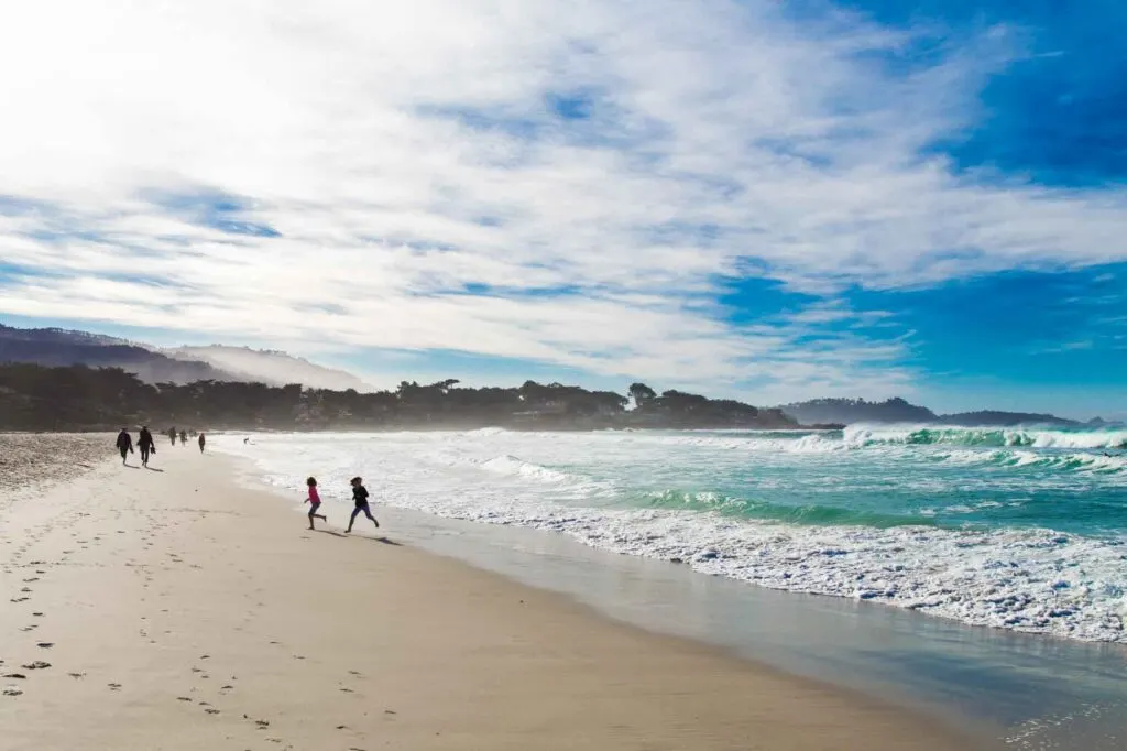 Beach at Carmel by the sea, California